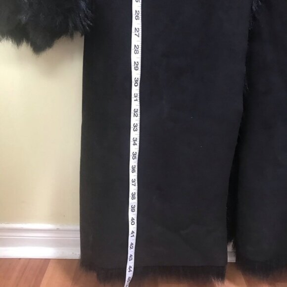 Roxy Vintage Y2K Faux Fur Shearling Coat Jacket Pockets Collar Lined Cozy Warm L - Picture 8 of 16